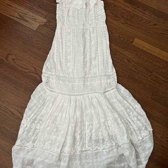 Loveshackfancy Niko Ruffled Eyelet Maxi Dress size 4 - Picture 8 of 11